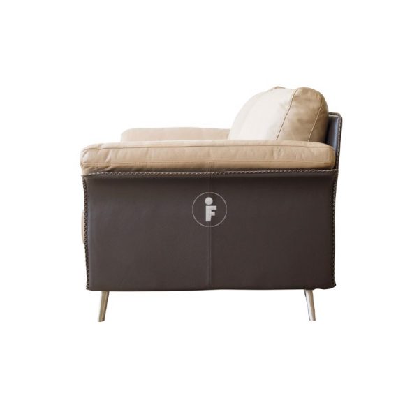 Ticino leather single sofa chair