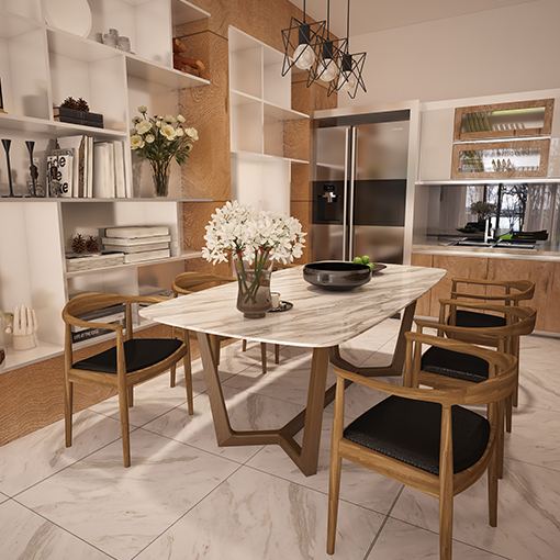 Nơi bán bàn ăn mặt đá tại TPHCM uy tín, chất lượng cao