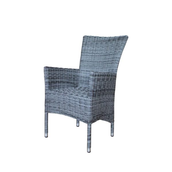 Ghế mây nhựa Toscana xám