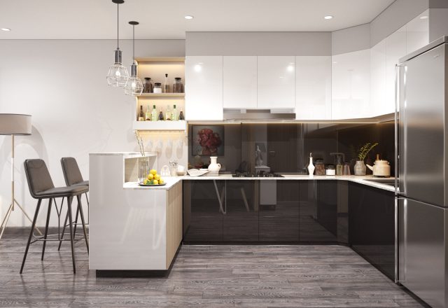 Thiết kế nội thất căn hộ chung cư De Capella 76m2 – 2 phòng ngủ