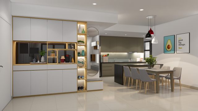 Thiết kế nội thất căn hộ chung cư Riviera Point 3 phòng ngủ – quận 7