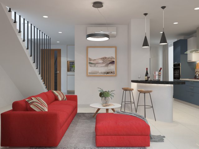 Thiết kế nội thất căn hộ chung cư Sky 9 – 2 phòng ngủ – quận 9