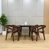 Bộ Bàn Ăn Walnut Taka