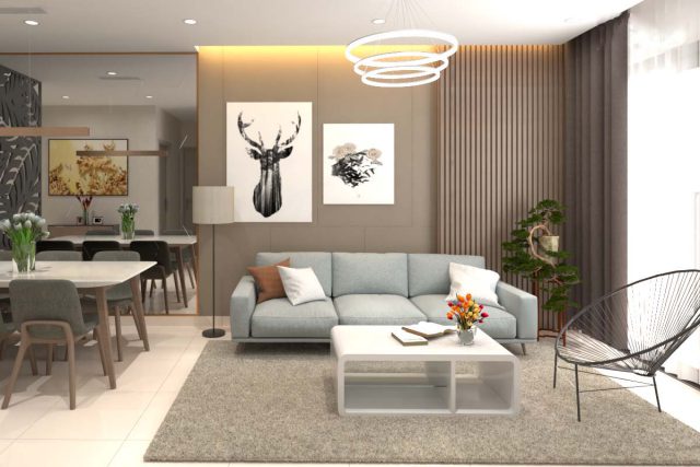 Thiết kế nội thất nhà phố 2 phòng ngủ – Phú Mỹ Hưng, quận 7