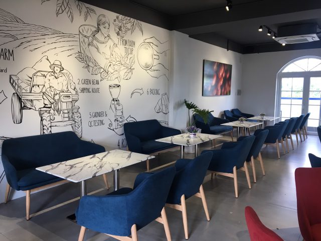 Thiết kế nội thất quán coffee – K Coffee Quận 2