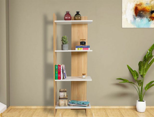 Thay áo ngôi nhà đón năm mới với chiếc kệ trang trí phòng khách hiện đại