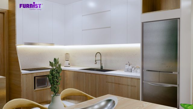 Tủ bếp chung cư quận Tân Bình sang trọng và đẳng cấp tại Furnist