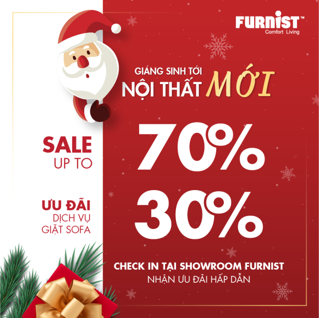 GIÁNG SINH TỚI – NỘI THẤT MỚI!