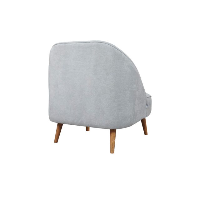 lưng ghế sofa đơn bọc vải với thiết kế chắc chắn, phong cách tối giản