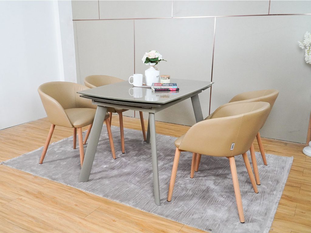 Bộ bàn ăn hiện đại Tension Warm 8