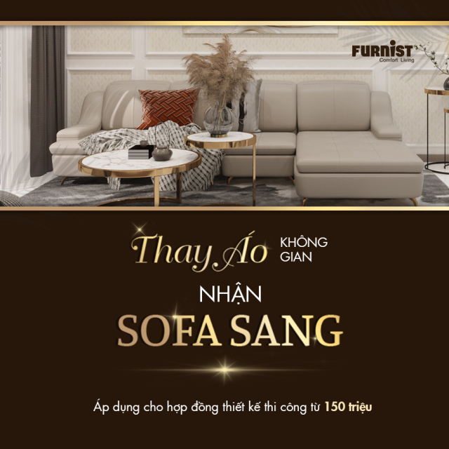 THAY ÁO KHÔNG GIAN – NHẬN SOFA SANG