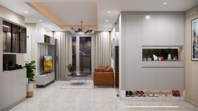 Thiết kế nội thất căn hộ C17.12 Chung cư Saigon Mia Quận 7