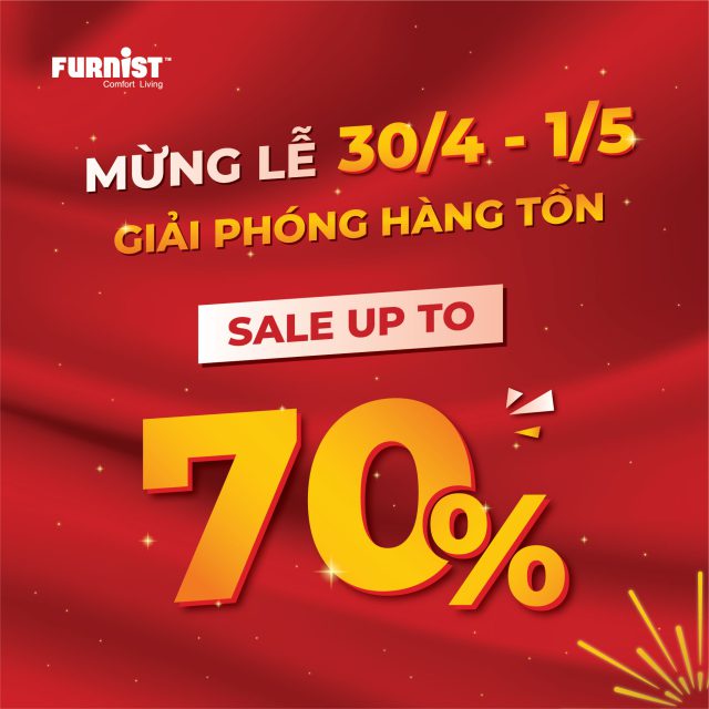 MỪNG LỄ 30/4-1/5- GIẢI PHÓNG HÀNG TỒN -SALE UP TO 70%