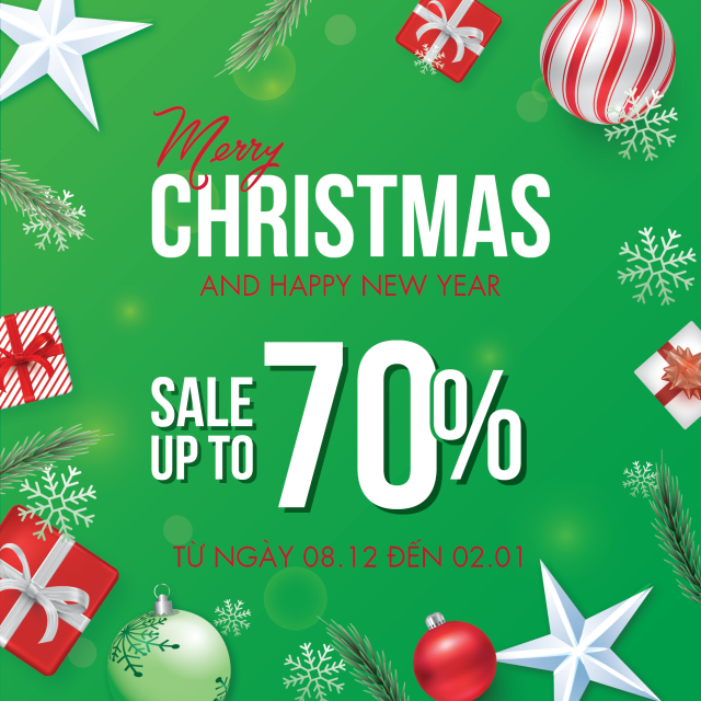 Merry Christmas & Happy New Year: Cơ hội sở hữu nội thất hiện đại