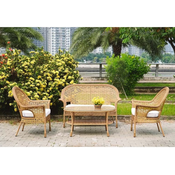 Bộ bàn ghế mây nhựa Celeste