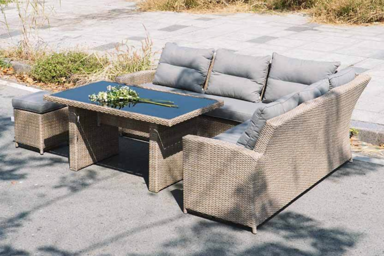 Top 10 mẫu bàn ghế mây nhựa ngoài trời đẹp, bền bỉ, giá tốt 