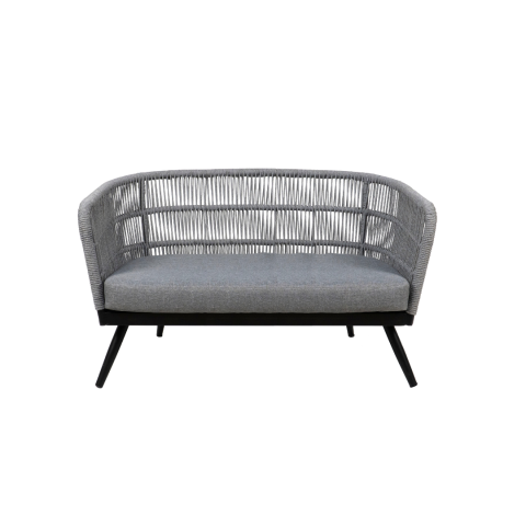 Sofa ngoài trời Advokat khung nhôm đan dây rope hiện đại