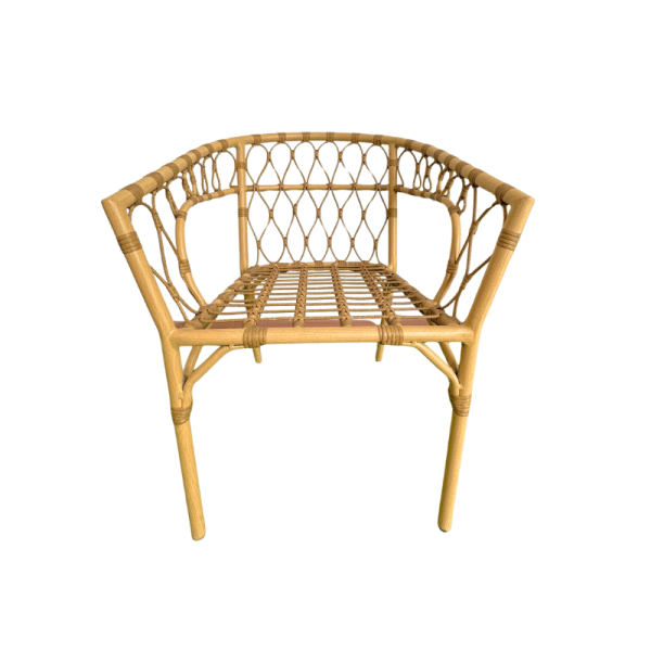 Ghế mây nhựa Catalina khung nhôm vân gỗ bền đẹp